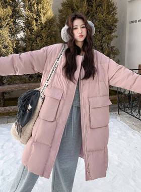 紫色复古b201-Q26冬棒球领白鸭绒羽服女季202新款韩系减龄5过膝绒