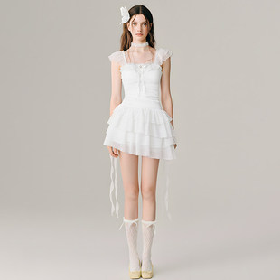 徐苏苏 保守温泉纯欲风连体泳衣女 氛围感ins高颜值高级感2025新款