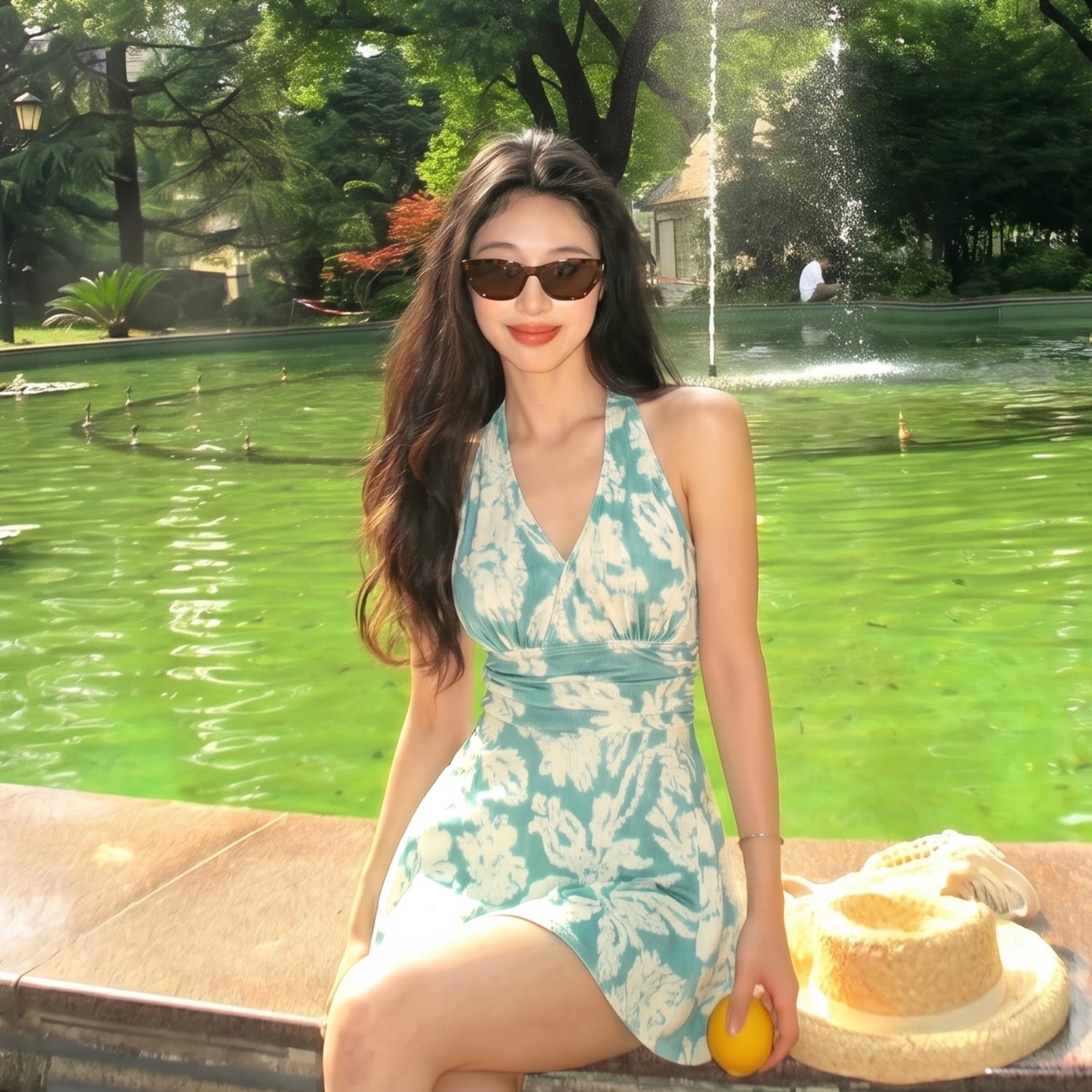 徐苏苏 绝美泰式独特高级感2026新款保守温泉度假海边成人泳衣女