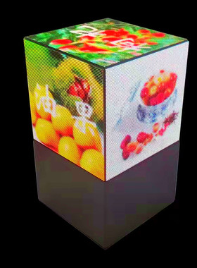 P2P2.5P3室内全彩LED显示屏酒吧LED魔方屏广告屏室外正方体方柱屏