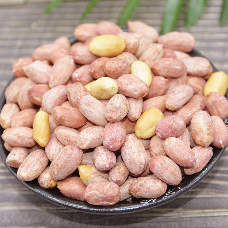 新五香花生米熟5斤装240g多味花生1斤蒜香味花生零食下酒菜