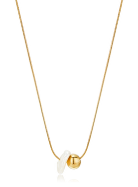 高级感天然巴洛克珍珠项链女