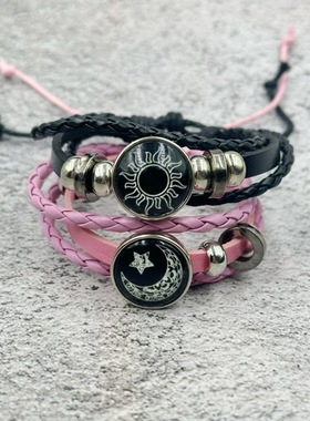 2024二人闺蜜兄弟手链可夜光创意