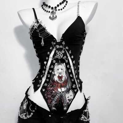 TDH原创性感连体衣别针