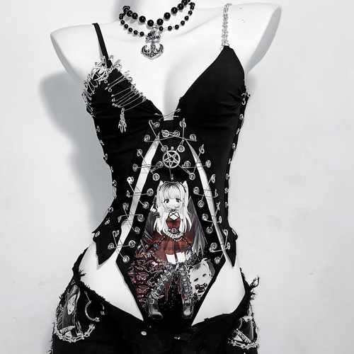 TDH原创性感连体衣别针