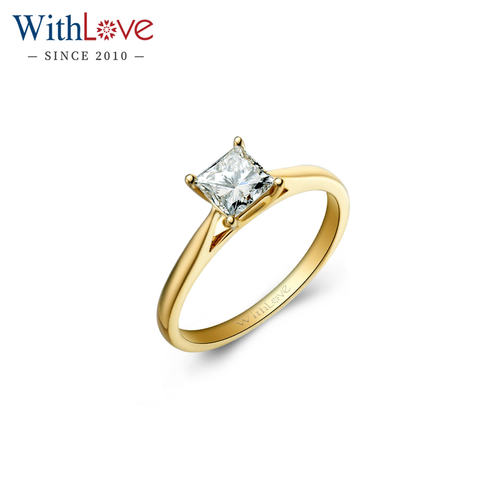 WithLove50分公主方钻石女戒