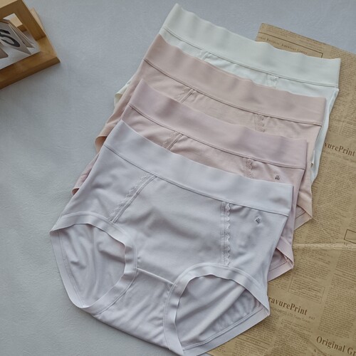 “八字型”蕾丝中腰莫代尔女内裤  360度包臀不紧勒   蚕丝无痕