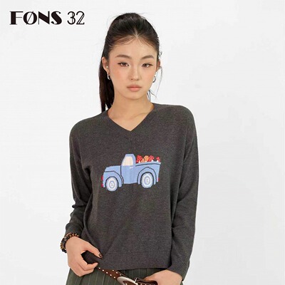 慵懒松弛高级感秋冬毛衣宽松女款