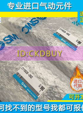 SMC无杆气缸CY1SG6/CY1S10/15/20-50-100-150-200-300-400-500BSZ