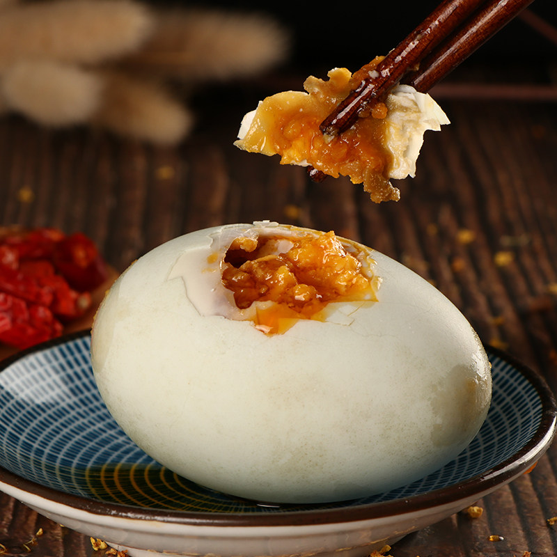 包邮正宗高邮咸鸭蛋熟咸蛋牛油6咸鸭蛋