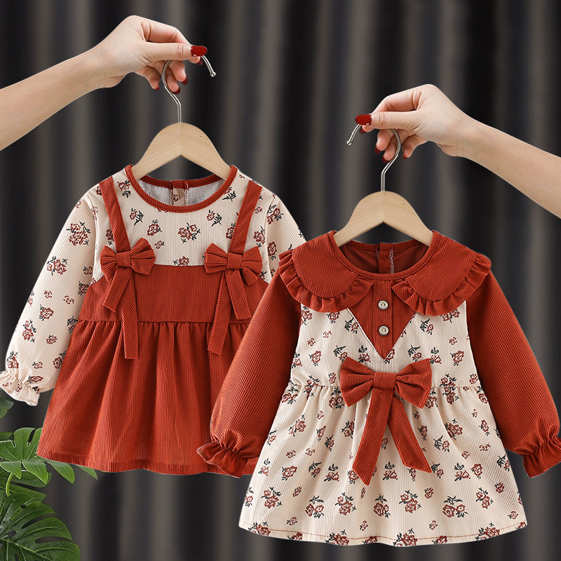 国风罩衣女宝宝防水秋冬季外穿洋气男儿童长袖唐装秋冬婴儿反穿衣