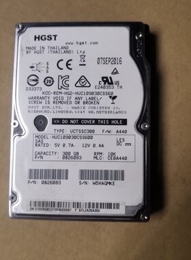 HUC109030CSS600 300G SAS 6GB 日立服务器硬盘