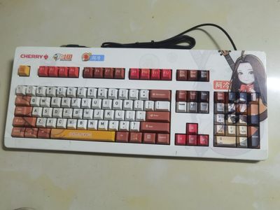 樱桃MX3000 USB G80-3000LSCEU-0 青轴 换过线 实物图