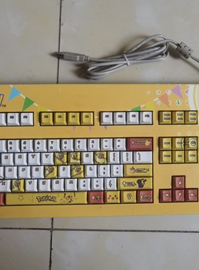 樱桃G80-3494 比卡丘主题联名款 红轴功能正常 孤品 实物图换过线