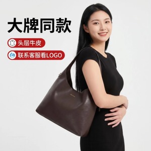 全头层牛皮女包2026新款今年流行爆款单肩包轻奢巨好看的斜挎包