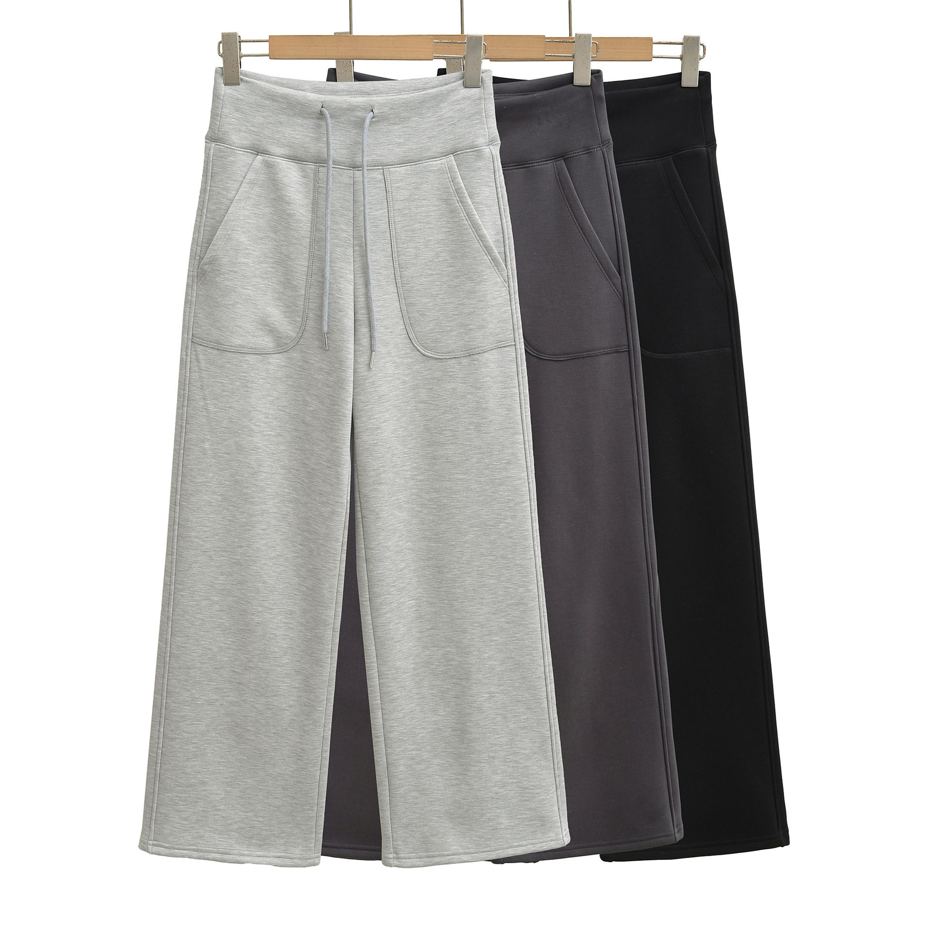 高品质净面基础款抽绳加绒裤休闲长裤卫裤女休闲裤2026秋冬新款潮,女装/女士精品,休闲裤,淘宝优惠券,粉丝福利购,淘宝优惠卷