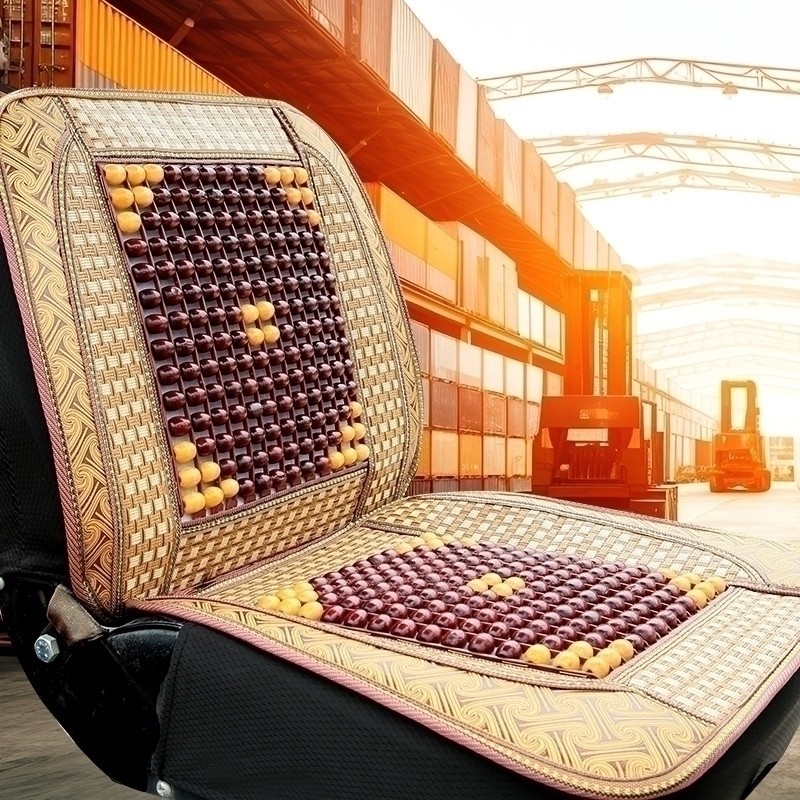 夏季木珠坐垫透气散热竹片座套货车叉车挖掘机通风凉席座垫全包,汽车用品/电子/清洗/改装,通用座套/座垫,淘宝优惠券,粉丝福利购,淘宝优惠卷