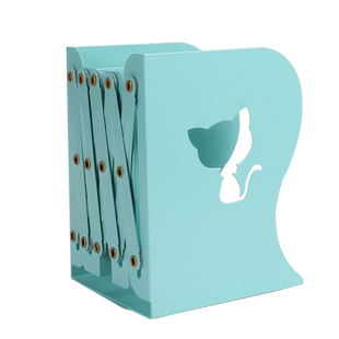 卡通镂空可伸缩书立架创意ins风书架简约简易桌上学生用书夹书靠书本折叠收纳高中生桌面书挡放书的架子神器