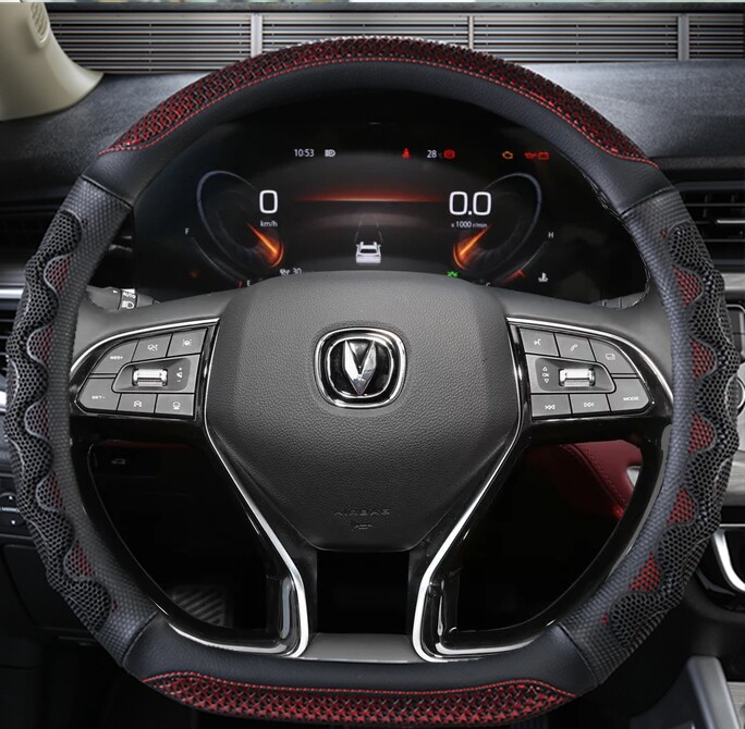 新款长安奔奔e-star专用方向盘套内饰改装estar装饰运动汽车把套