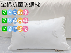 点凡五星级酒店专用抗菌枕头防螨枕芯护颈椎睡眠成人家用高枕一对
