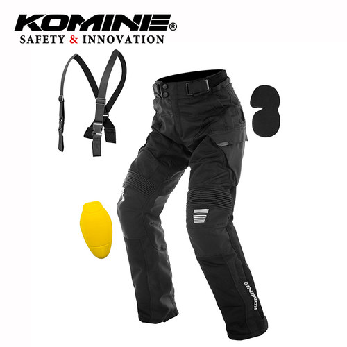 komine夏季骑士通勤休闲骑行裤男