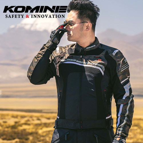 KOMINE夏季3D网眼摩托车赛车服服