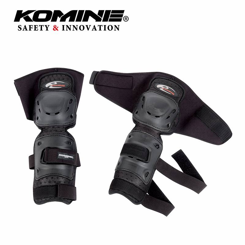 KOMINE四季摩托骑士骑行防摔通风长款户外越野护腿防摔护膝SK-607