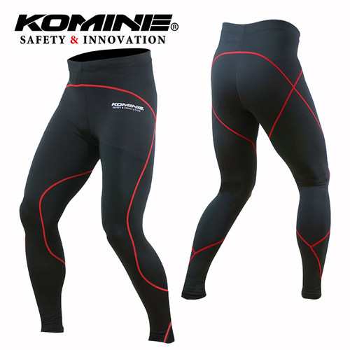 KOMINE秋冬内穿薄绒发热打底滑裤