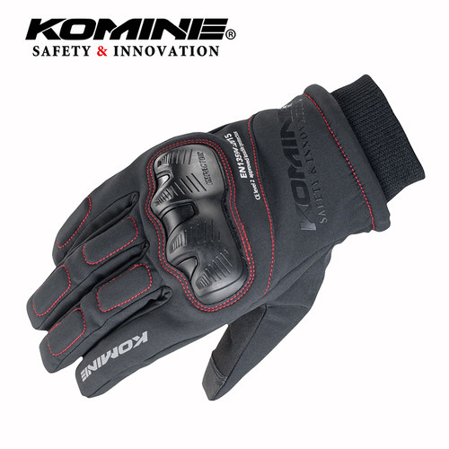 komine秋冬CE2硬质护甲防水手套