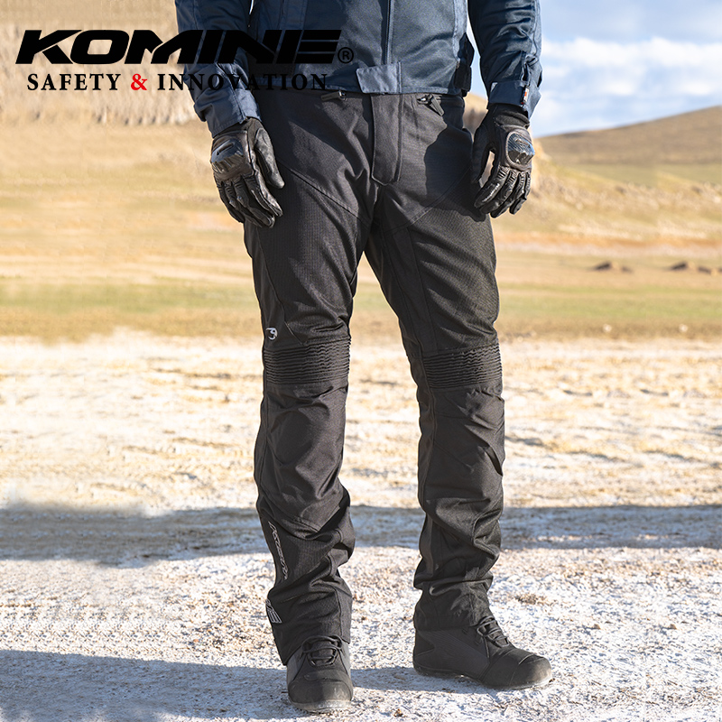 KOMINE 春夏新款网眼拼接骑士摩托车休闲骑行裤CE2级软甲 PK-7003