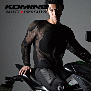 CE2内穿护甲衣男网眼弹力SK 834 备夏季 日本KOMINE摩托机车骑行装