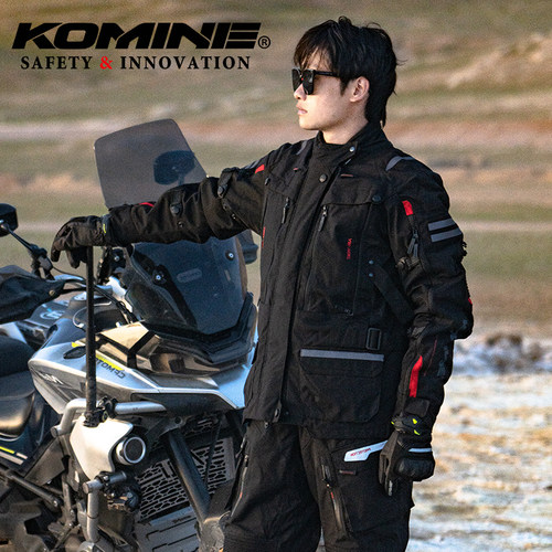 KOMINE四季防水透气摩托车拉力服