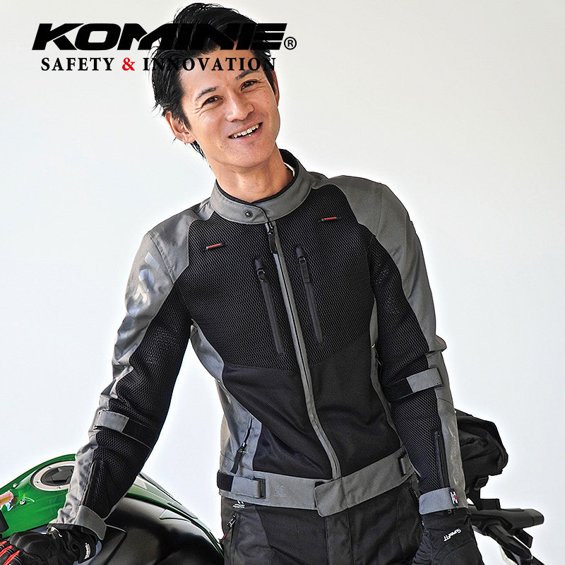KOMINE夏季3D太腔体网眼摩托骑士耐磨抗撕裂机车骑行服男女JK-156