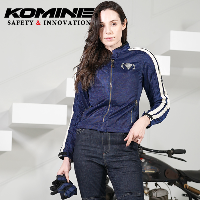 komine夏季透气男女全网眼骑行服