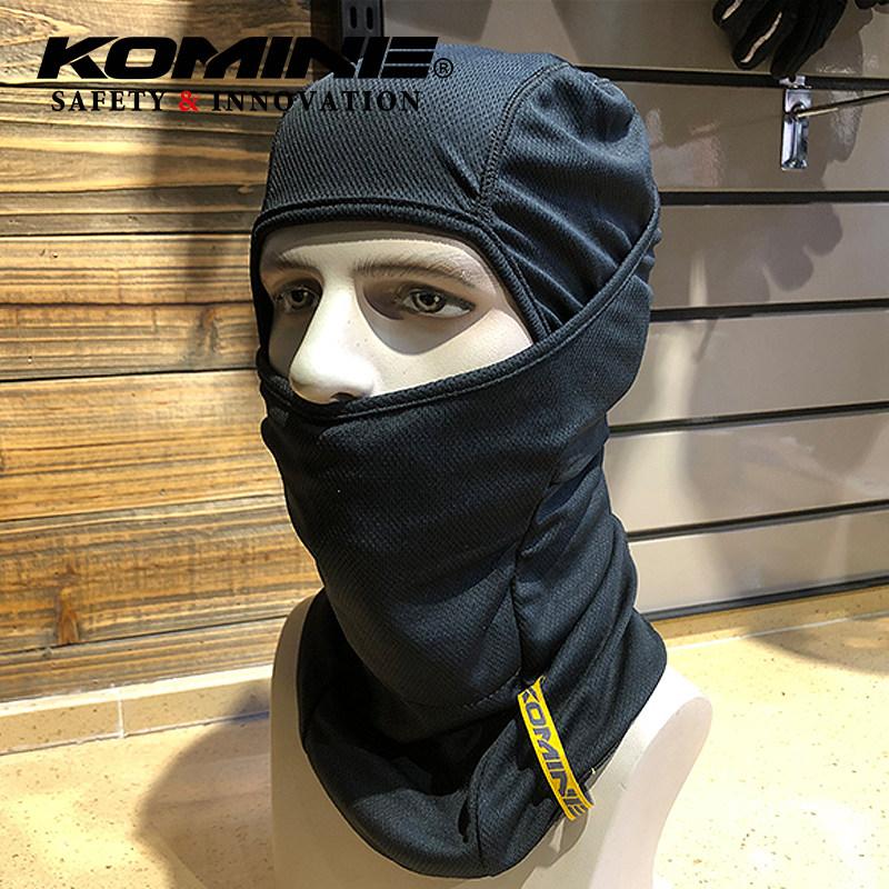 KOMINE夏季CoolMax GP摩托车骑行头套速干面罩舒适顺滑吸汗AK-351