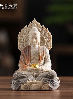 国潮风桌面小摆件禅意招财保平安客厅办公室桌面装饰摆件平安