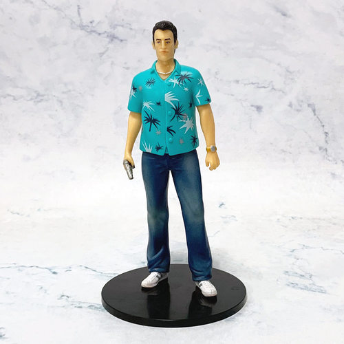 侠盗猎手 GTA 汤米侠盗猎车手桌面摆件模型公仔手办