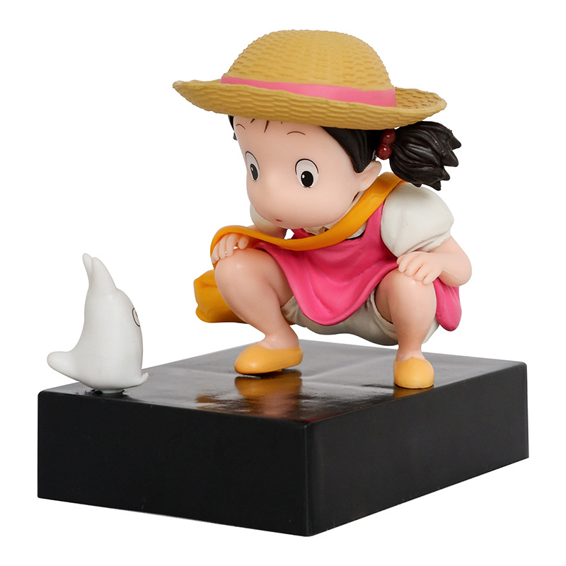宫崎骏角色系列 龙猫与小梅手办 可爱动漫美少女模型摆件周边礼物