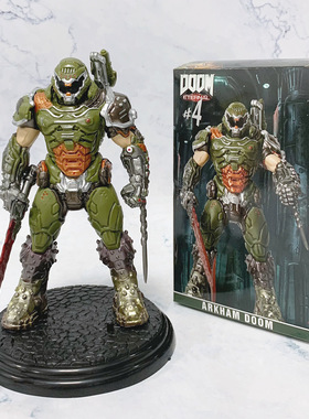 毁灭战士Doom永恒恶魔猎杀者阿卡姆手办模型桌面摆件公仔玩具
