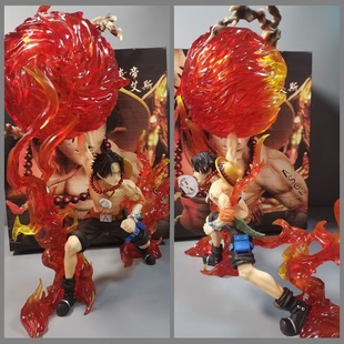 海贼王 POP三兄弟炎帝艾斯 火球艾斯 手办模型摆件