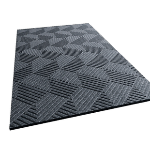 高级红入户门地垫防滑橡胶底大门口进门pvc蹭脚垫门前室外玄关毯