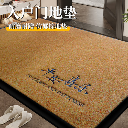 2025新款仿椰棕入户门地垫
