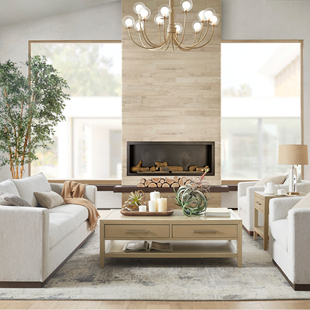 HH美式harbor实木咖啡桌美式乡村实木茶几简约客厅家具茶几house