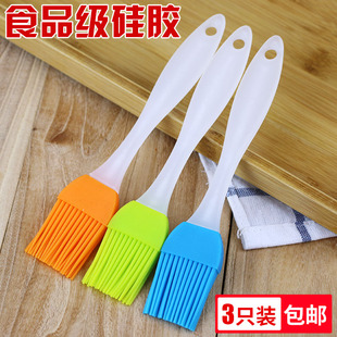 硅胶油刷家用烘焙耐高温油刷烧烤刷不掉毛做宝宝辅食厨房烙饼刷