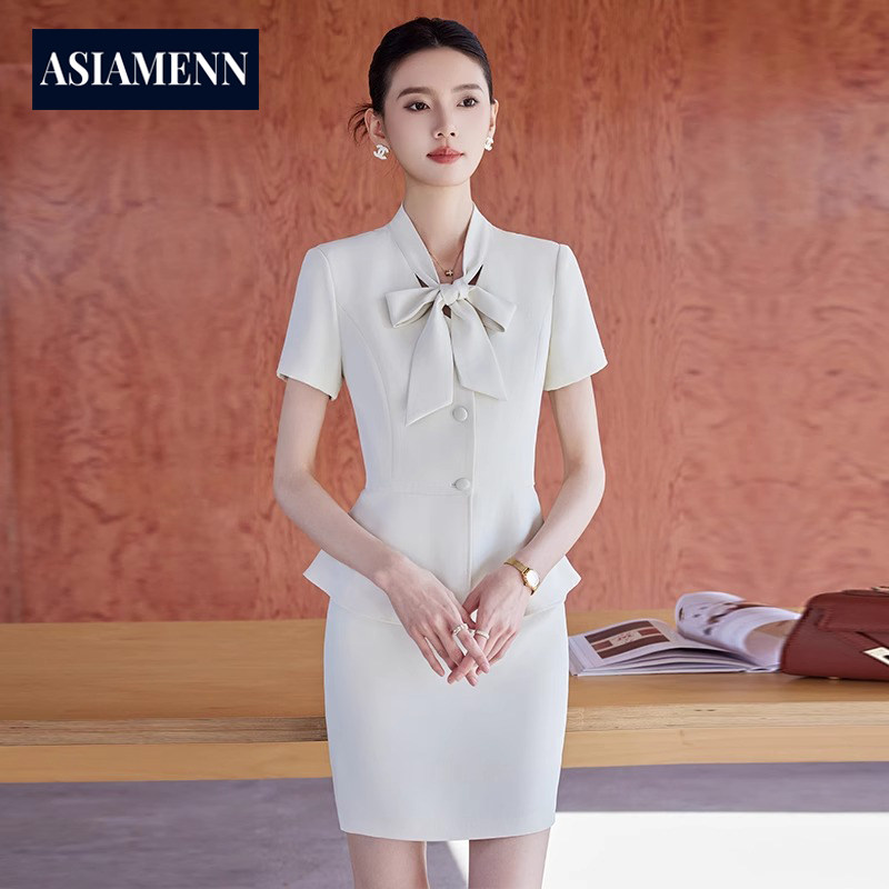 休闲西装外套女总裁工作制服空姐西服套装商务面试正装珠宝店工装