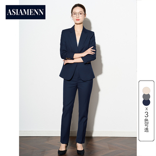 高端通勤西装套装女气质女神范商务面试正装高级感酒店经理工作服