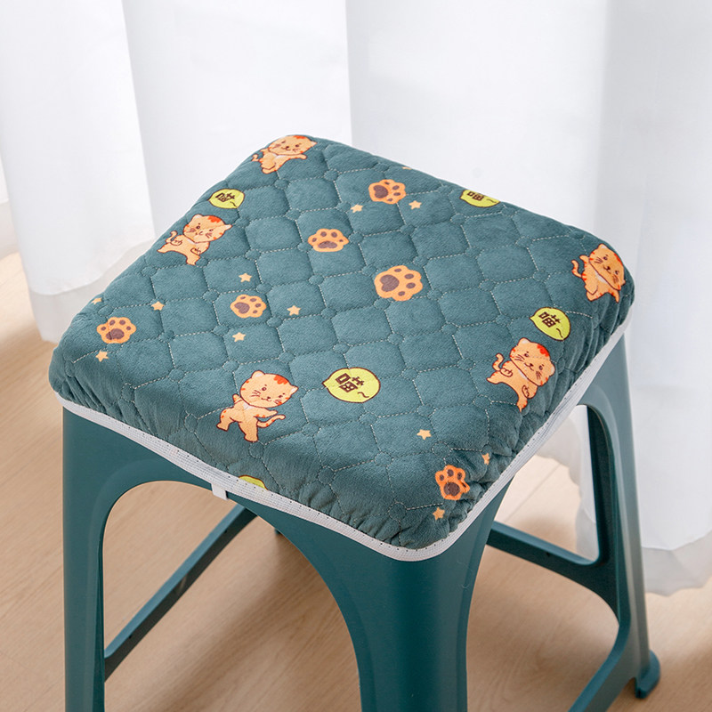 方凳子座套四季通用绑带固定餐厅饭店小吃部塑料方凳子坐垫软保暖,居家布艺,椅垫,淘宝优惠券,粉丝福利购,淘宝优惠卷