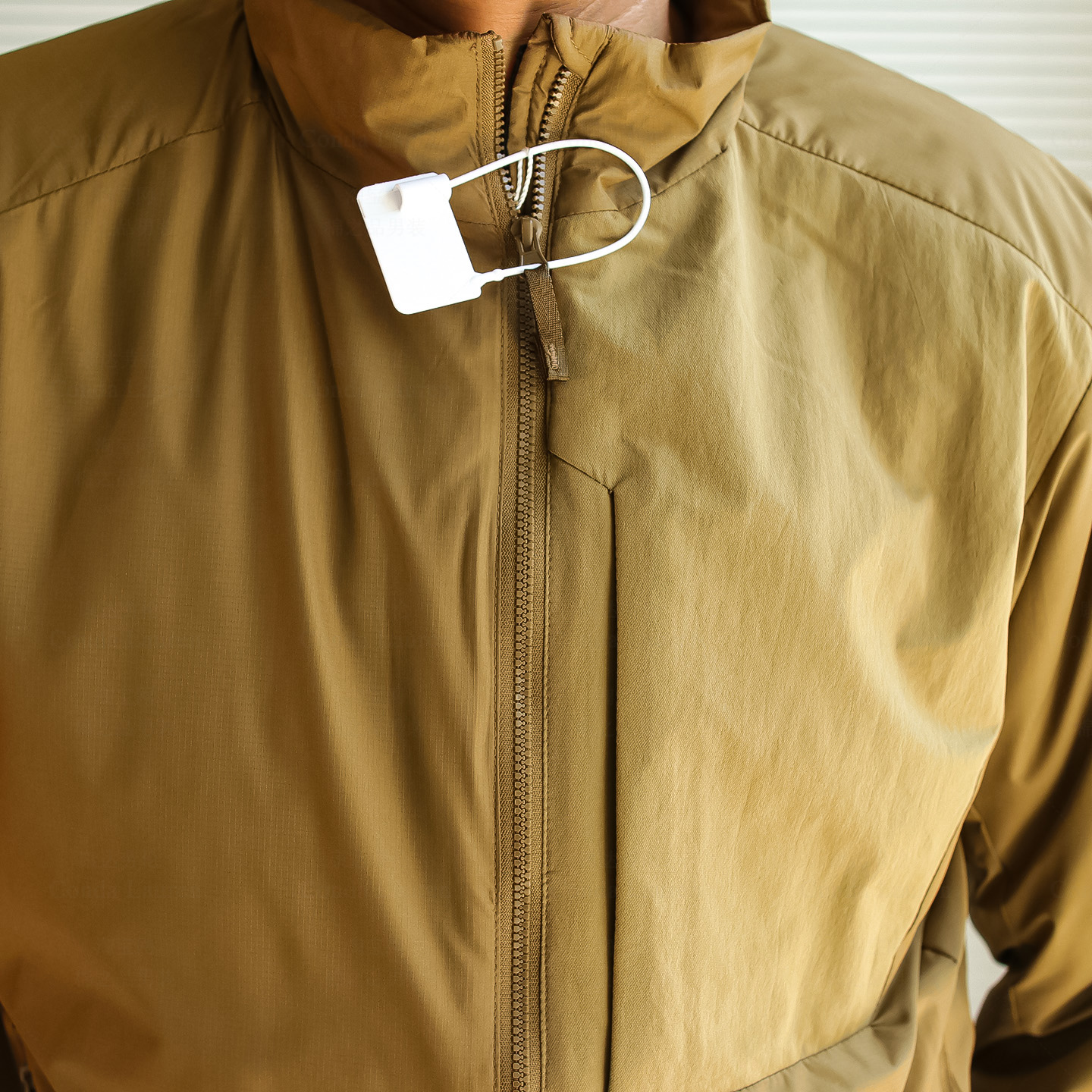 袅平替男立领中空丝绵轻量保暖透气机能工装户外登山速干棉衣棉服