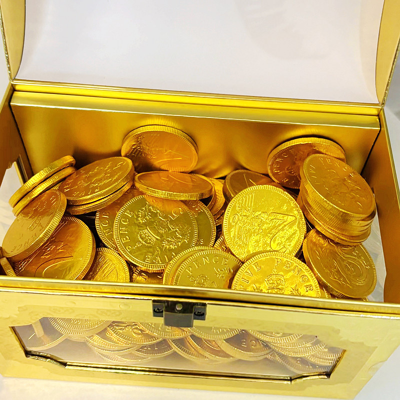 山姆代购荷兰进口可可脂大金币牛奶巧克力喜糖零食奶香浓郁甜顺滑