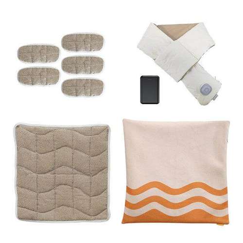 山姆代购飞利浦电热垫发热围巾艾草包热敷暖臀腹脚腰大电池长续航